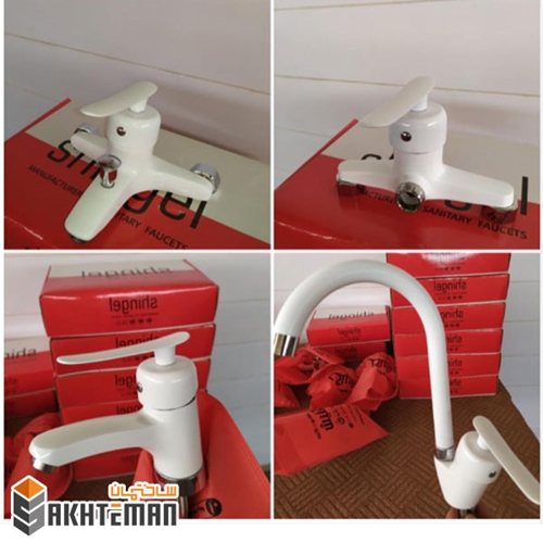 تصویر  شیرآلات بهداشتی شینگل مدل صبا سفید
